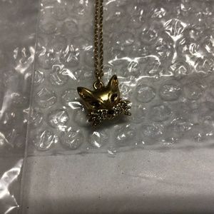 Kate Spade Fox Pendant Necklace. New and Unworn.